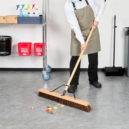 Restaurantware-Clean Tek Professional 30 Inch Push Broom, 1 Heavy-Duty Broom - Image 5