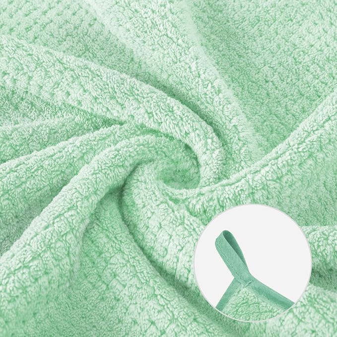 6 Pack Washcloth Set, Waffle Washcloth Towels Set, Microfiber Super Soft Highly - Image 4