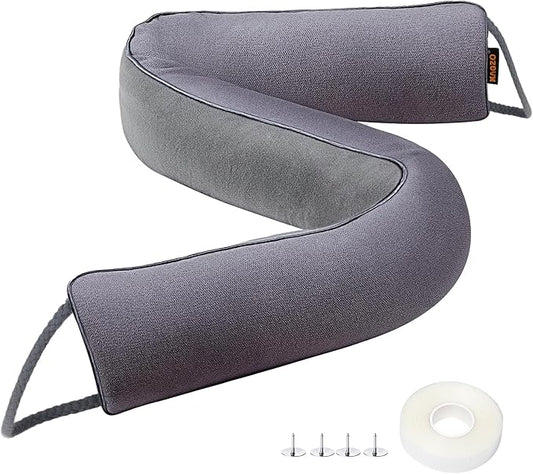 MAGZO Door Draft Stopper, 48 Inch Under Door Draft Blocker Noise Stopper by MAGZO