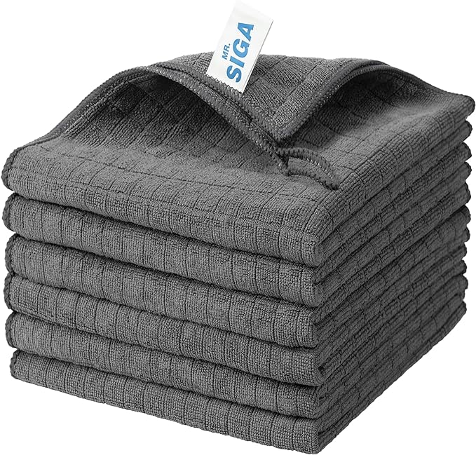 MR.SIGA Microfiber Cleaning Cloth, All-Purpose Cleaning Towels, Size 13.8 x by MRSIGA