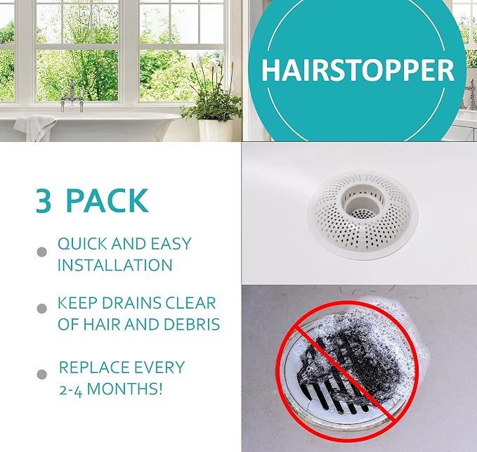 Hairstopper Drain Cover Hair Catcher - Image 10