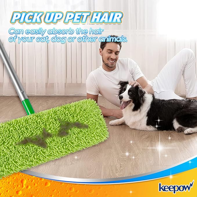KEEPOW Reusable XL Mop Pads Compatible - Image 4