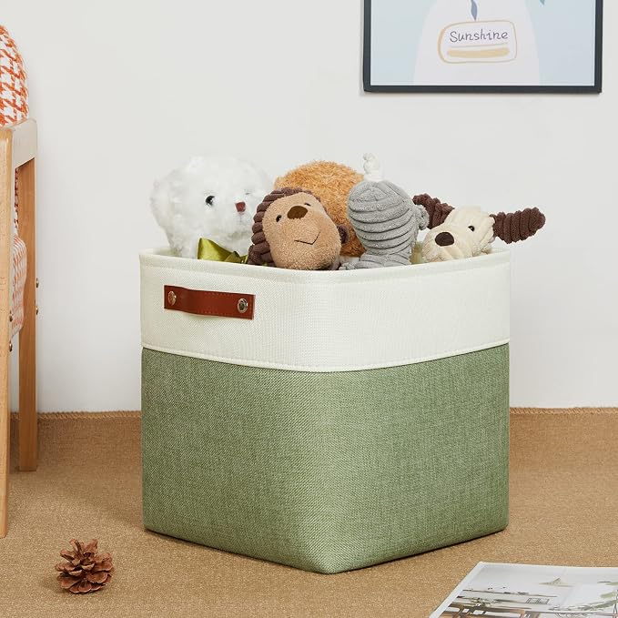 DULLEMELO Storage Basket, Linen Closet Organizers and Storage Baskets - Image 4