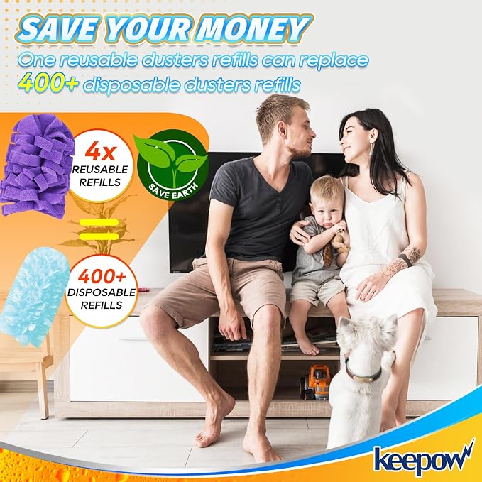 KEEPOW Reusable Duster Refill Compatible - Image 7