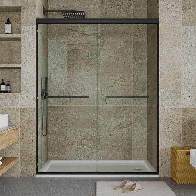 56"-60" W x 72" H Double Sliding Shower Door - Image 2