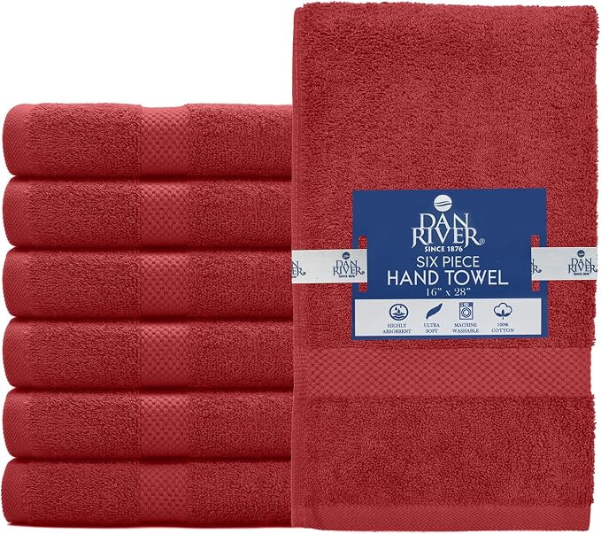 DAN RIVER 6-Pack Premium Hand Towels - Image 6