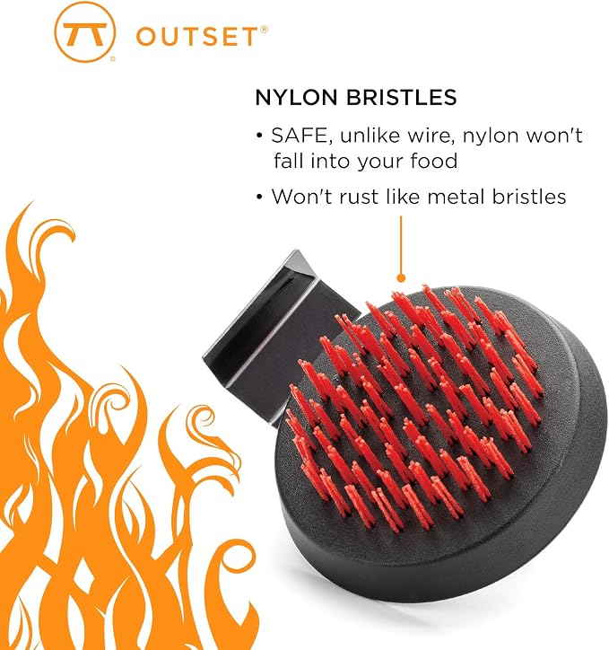 Outset 76621 Himalayan Salt Block, Pizza Stone and Cast Iron Pan Nylon Cleaning - Image 3