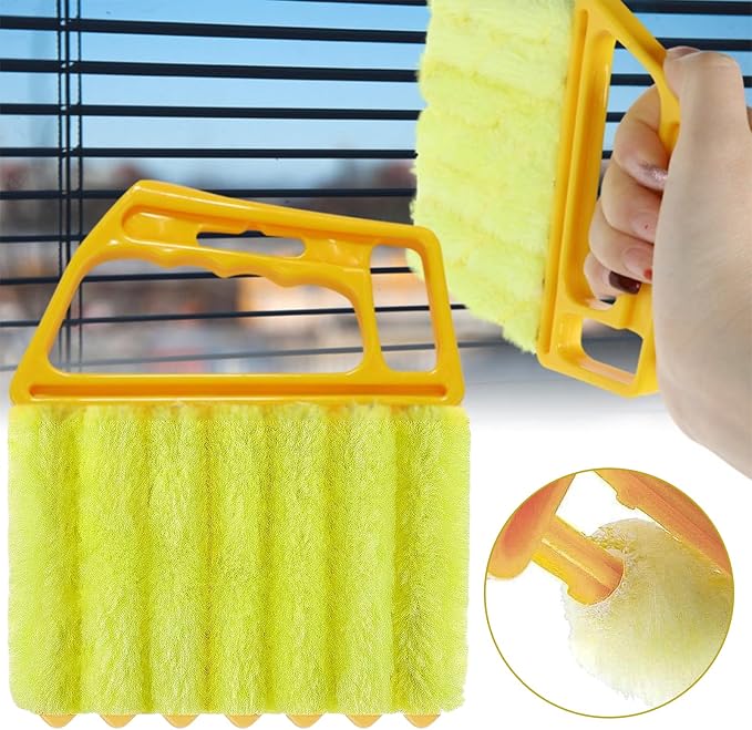 AOCEAN 6 Pcs Blind Cleaner Duster Tool 7-Finger Dusting Cleaner Tool - Image 4