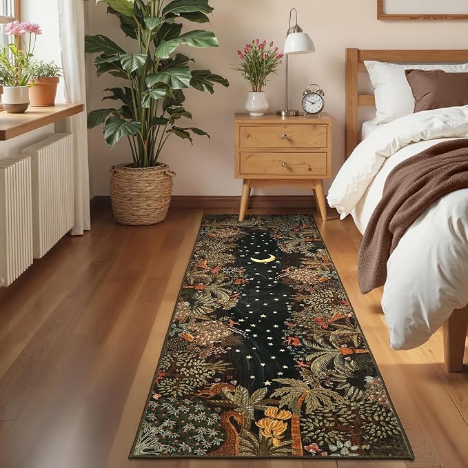 GarveeHome 2.5x8 Jungle Hallway Runner Rug, Soft Brown Animal Long Kitchen - Image 7