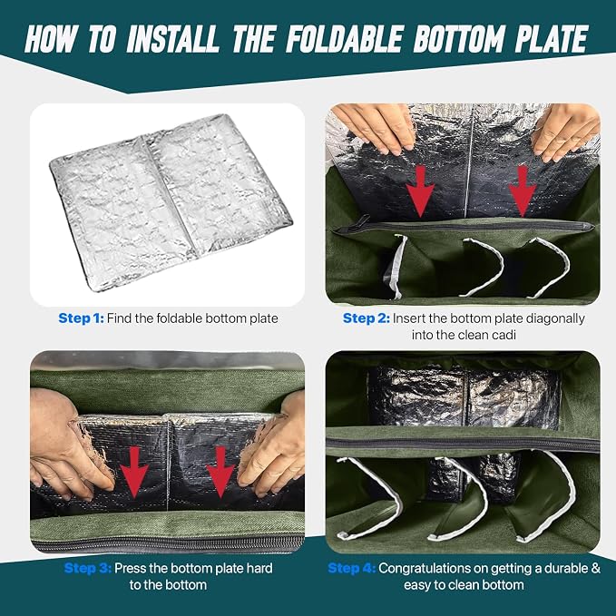 Large Rolling Cleaning Caddy Bag - Image 7
