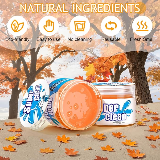 Car Cleaning Gel Car Cleaning Putty Car Putty Car Interior Cleaner Car Slime - Image 6