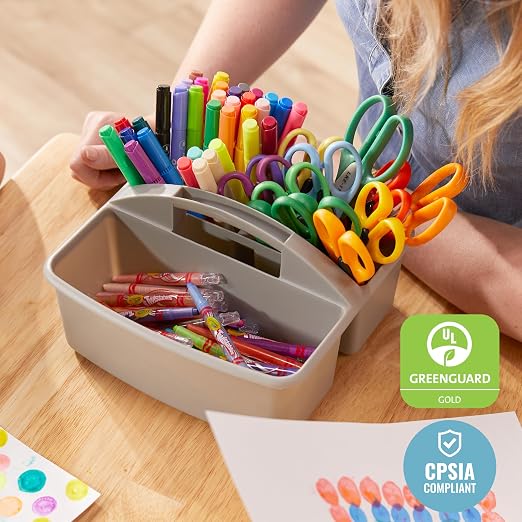 ECR4Kids 3-Compartment Small Plastic Caddy - Image 6