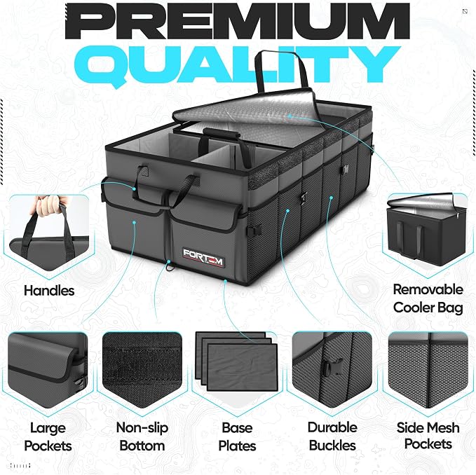 FORTEM Trunk Organizer with Cooler - Image 2