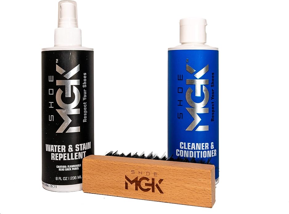 Shoe MGK Clean & Protect Shoe Care Kit Shoe Cleaner & Conditioner, Water & - Image 4