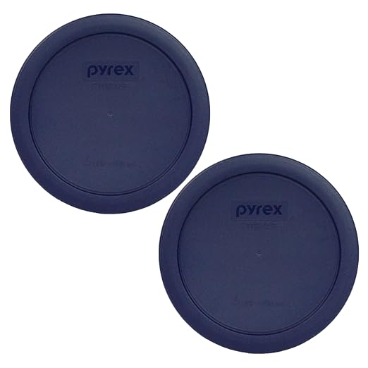 Pyrex 7201-PC 4-Cup Navy Blue Food Storage Replacement Lid by Pyrex