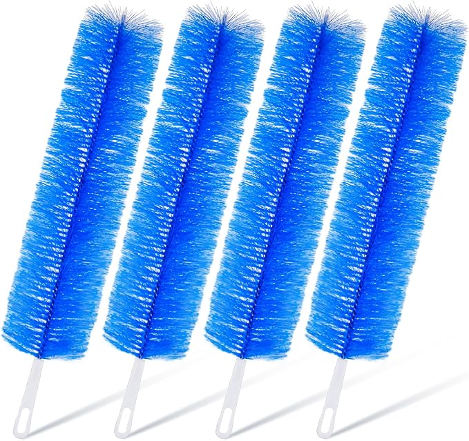 Sliner 4 Pcs Cobweb Duster Bendable Fan Duster Plastic Dust Cleaner Reusable by Sliner
