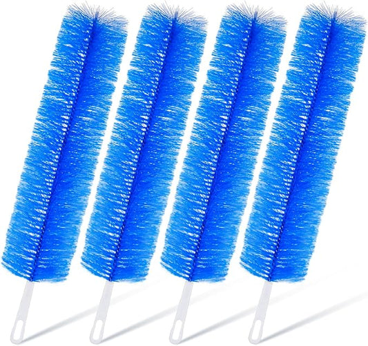 Sliner 4 Pcs Cobweb Duster Bendable Fan Duster Plastic Dust Cleaner Reusable by Sliner