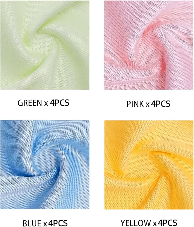 AIMI Assorted Colors Microfiber Cleaning Cloths - Image 3