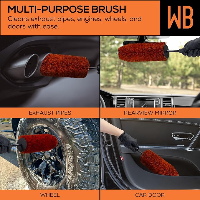 Suds Lab WB Premium Detailing Wheel Brush - Image 4