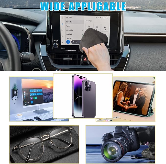 Car Screen Cleaner, Microfiber Auto Screen Cleaning Pad, Foldable Touch Screen - Image 6