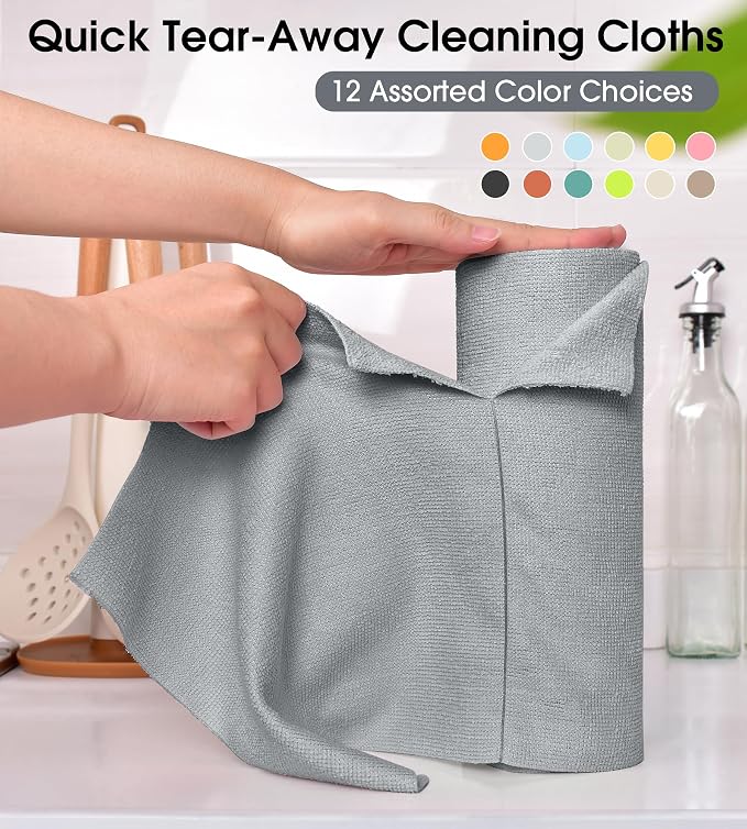 KitchLife Microfiber Cleaning Cloth Roll - Image 5