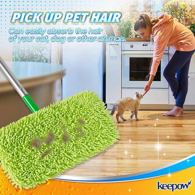 KEEPOW Reusable Mop Pads Compatible - Image 5