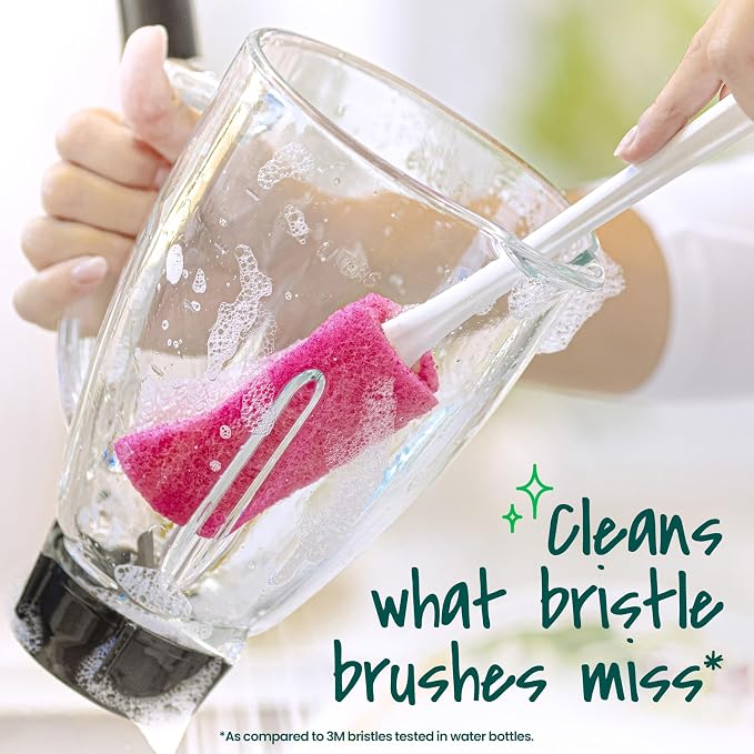 Scotch-Brite Water Bottle Scrubber, Safe On Glass, Plastic and Stainless Steel - Image 5