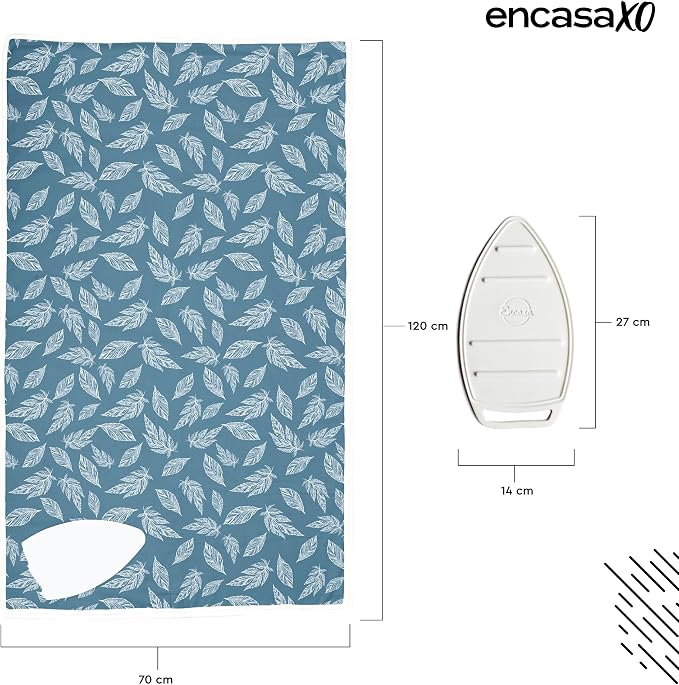 Encasa XO Ironing Mat/Pad with 3mm Padding & Silicone Iron Rest - Image 4
