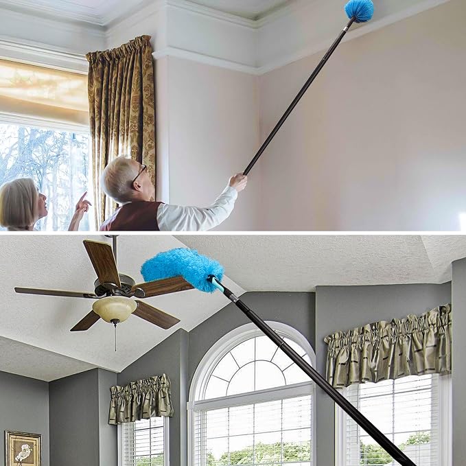 26FT Window Cleaning Brush Kit, 4-26ft Adjustable Water Fed Pole Kit, Solar - Image 5