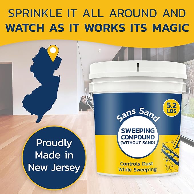 Sans Sand Gritless Sweeping Compound Without Sand – Effective Dust Control - Image 7