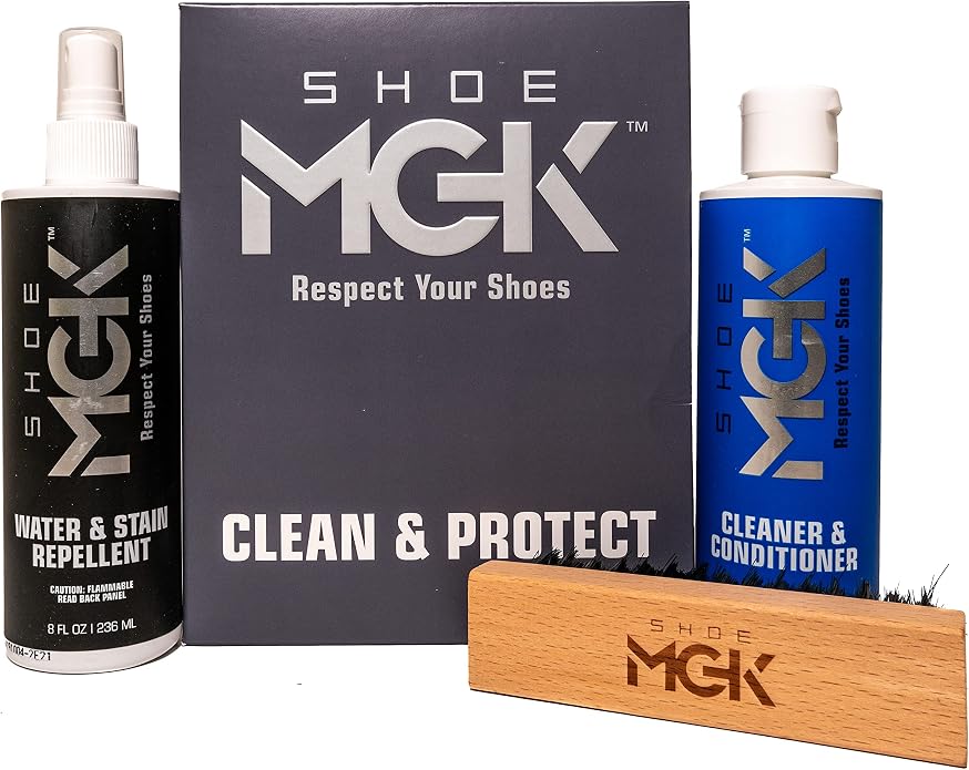 Shoe MGK Clean & Protect Shoe Care Kit Shoe Cleaner & Conditioner, Water & by SHOEMGK