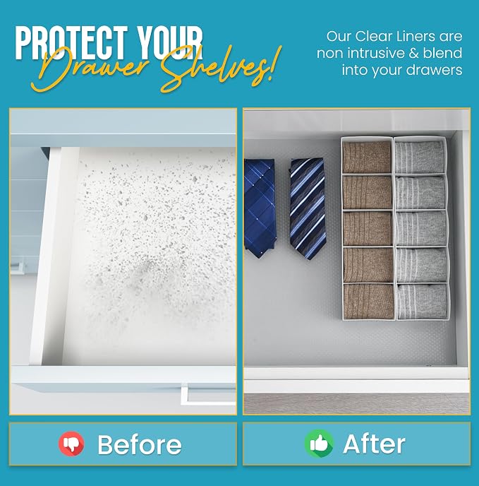 Shelf Liner Drawer Liner for Kitchen Cabinets Non-Adhesive by Linda’s Essentials - Image 5