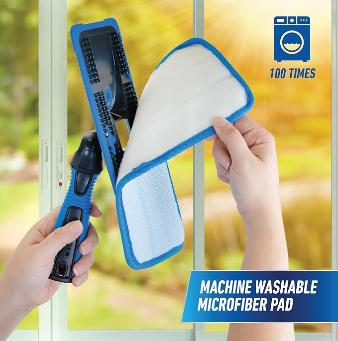 UNGER ProClean Connect and Clean Indoor Window Cleaning Kit, Washing Tool - Image 4
