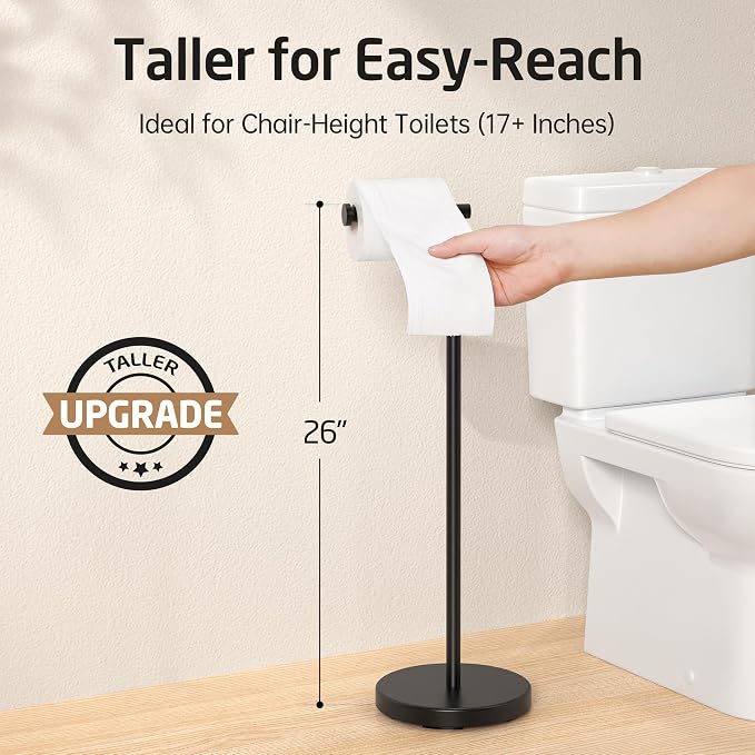 KES Toilet Paper Holder Stand - Image 2