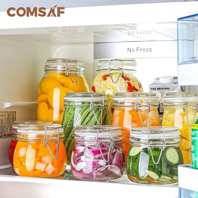 ComSaf Airtight Glass Canister Set of 3 - Image 4