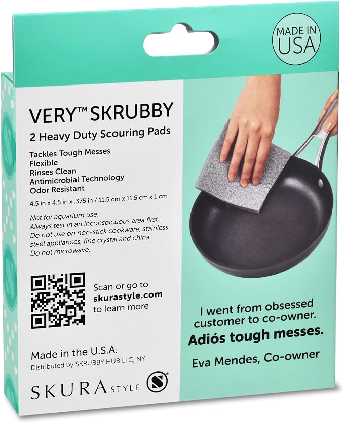Skura Style x Eva Mendes Very Skrubby Heavy Duty Scouring Pads | Abrasive - Image 3