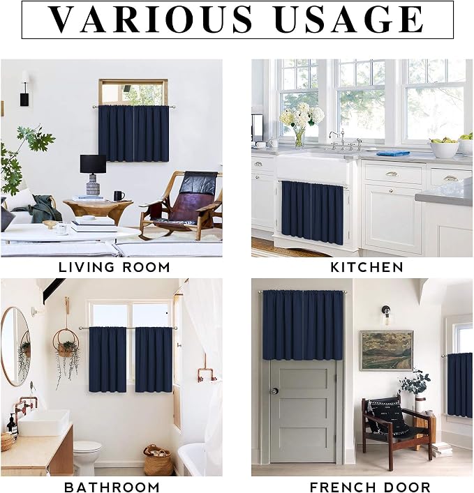 RYB HOME Bathroom Window Curtains - Image 7
