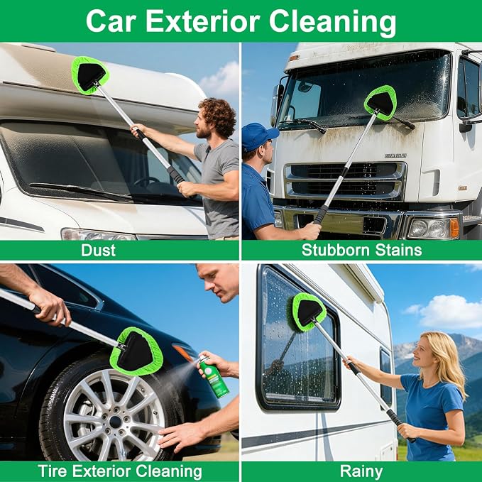 XINDELL 29-inch Windshield Cleaner Tool – Car Interior Window Cleaning Kit - Image 7