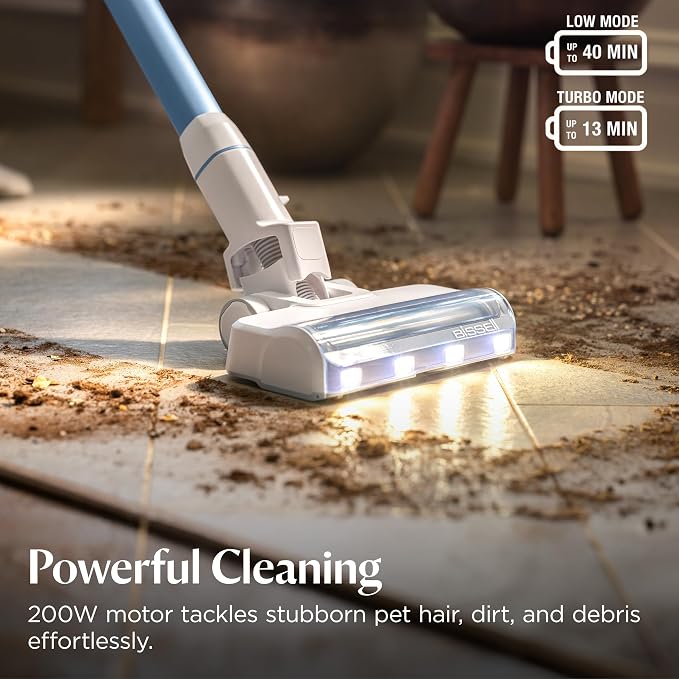 Bissell PowerClean 200W Self-Standing Cordless Vacuum w/Tangle Free Brush Roll - Image 2