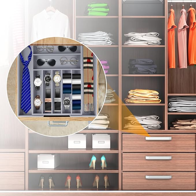 Kitchen Silverware Drawer Organizer and Storage Cabinet Utensil Rack Bathroom - Image 7