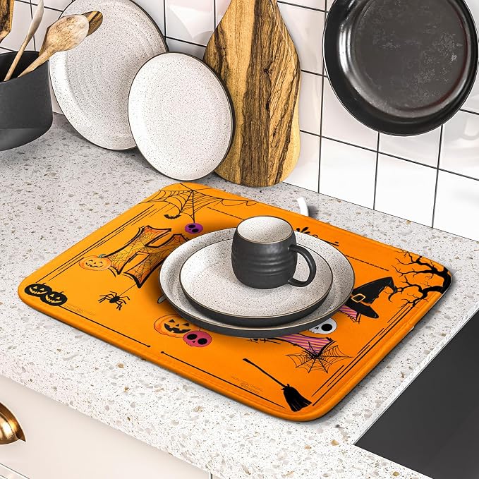 Funny Festival Dish Drying Mats - Image 5