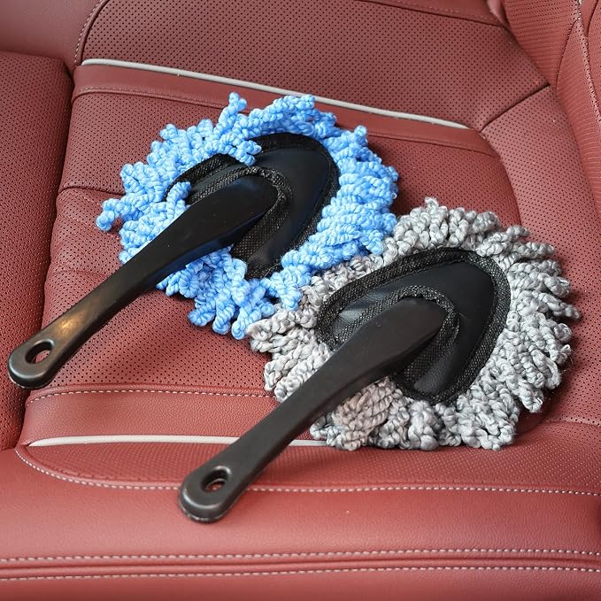 2 Pcs Super Soft Microfiber Duster Brush, Car Dash Cleaner, Cleaning Brush - Image 7