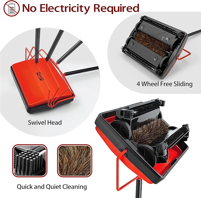JEHONN Carpet Floor Sweeper Manual - Image 3