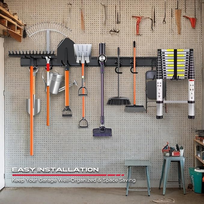 SEDY 64" Heavy Duty Garage Storage Tool Organizer Wall Mount - Image 8