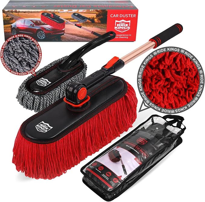Car Duster Exterior Scratch Free, Car Dust Brush by RIDEKINGS