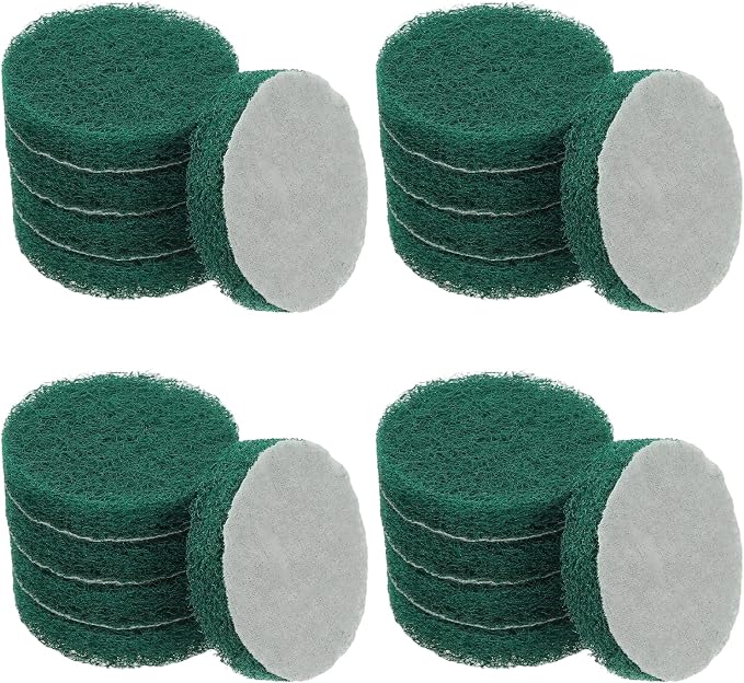 Power Scrub Pads, Scrubbing Pads 180 Grits Scouring Discs by YELARXI