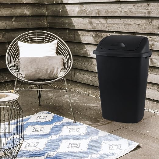 13 Gallon Plastic Trash Can - Image 6
