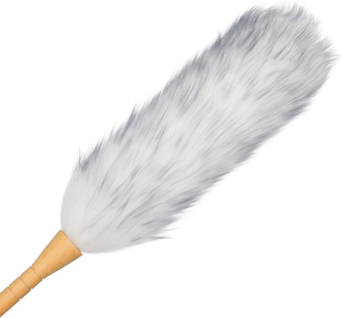 REDECKER Lambswool Duster, Natural Magnet - Image 2