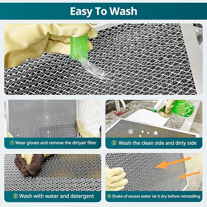 Torjim 18x18x1 MERV8 Washable Reusable Electrostatic Air Filter, AC/HVAC - Image 6