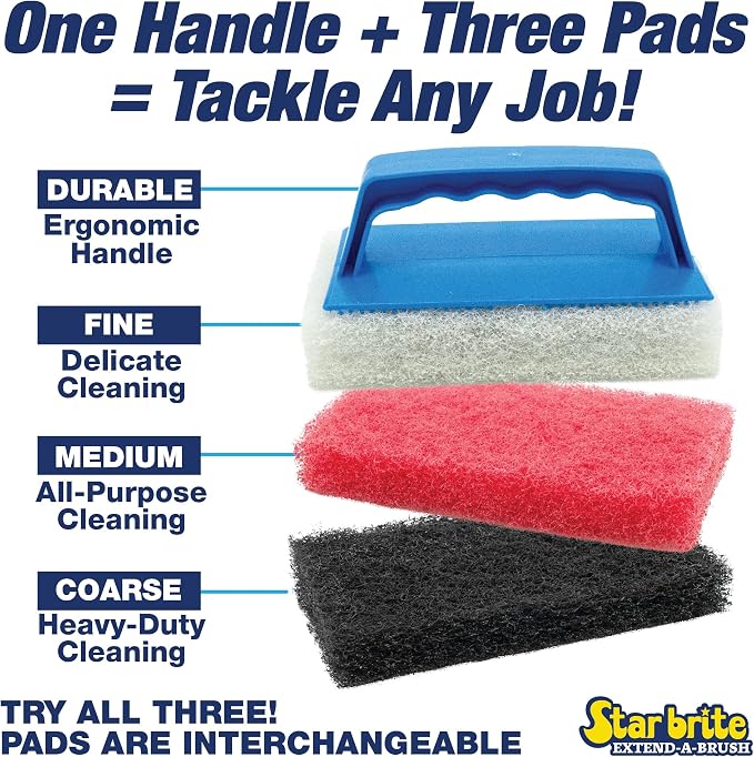 STAR BRITE Scrub Pad with Handle - Image 4